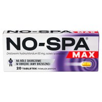 No-Spa Max 80 mg 20 tabletek powlekanych