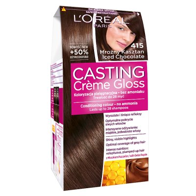 Casting Creme Gloss Krem koloryzujący nr 415 Mroźny Kasztan