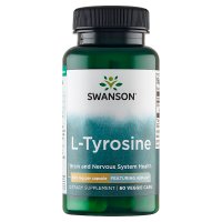 SWANSON AJIPURE L-TYROZYNA 500 mg 60 kapsułek