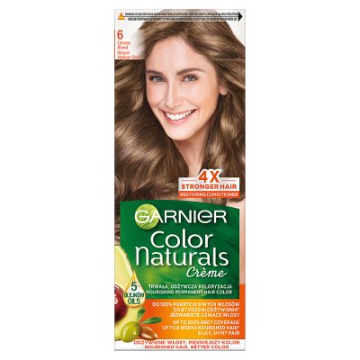 Garnier Color Naturals Krem koloryzujący nr 6 Ciemny Blond 1op