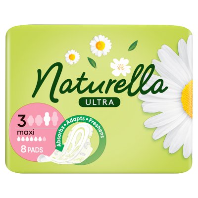 NATURELLA ULTRA MAXI Podpaski ze skrzydełkami 8 szt.