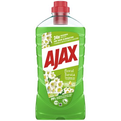 Ajax Płyn uniwersalny Floral Fiesta  Zielony Wiosenny bukiet Konwalie 1000ml