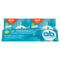O.B.ProComfort  Super  komfortowe tampony 8op.x 8szt (6+2)