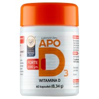 ApoD3 Suplement diety witamina D forte 2000 j.m.  60 kapsułek (8,34 g)