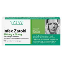 Infex Zatoki 24 tabletek powlekanych