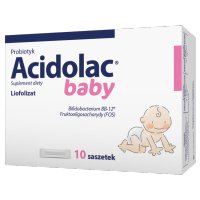 Acidolac baby 10 saszetek z proszkiem do sporządzenia zawiesiny