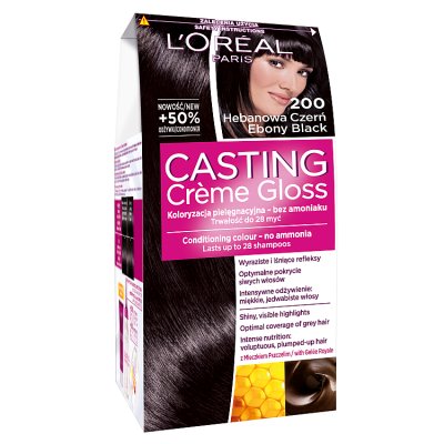 Casting Creme Gloss Krem koloryzujący nr 200 Hebanowa Czerń