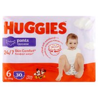 Huggies Pants Pieluchomajtki Jumbo 15 - 25 kg rozmiar 6, 30 sztuk