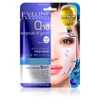 Eveline Q10 Maska na tkaninie Anti-Wrinkle 8w1  1szt