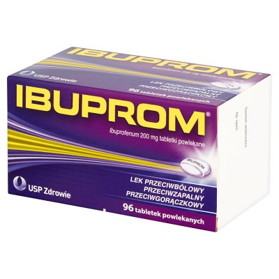 Ibuprom 200 mg 96 tabletek powlekanych