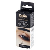 Delia Cosmetics Henna do brwi kremowa nr 1.0 Czarna  1op.