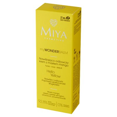 MIYA Nawilżająco-odżywczy krem do twarzy z masłem mango Hello Yellow 75ml