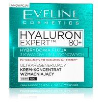 Eveline Hyaluron Expert 80+ Krem-koncentrat ultraregenerujący na dzień i noc  50ml