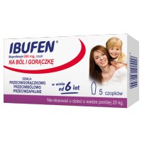 Ibufen 200 mg 5 czopków