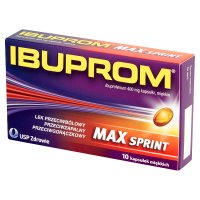 Ibuprom MAX Sprint 400 mg 10 kapsułek miękkich
