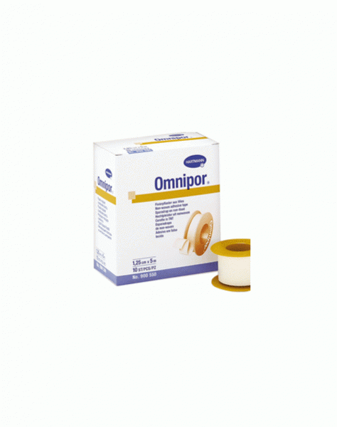 OMNIPOR Plaster hipoalergiczny z białej włókniny 5m x 2,5mm 1 szt.