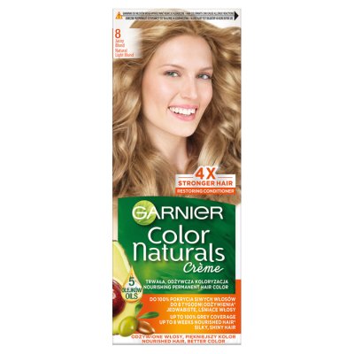 Garnier Color Naturals Krem koloryzujący nr 8 Jasny Blond 1op