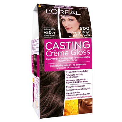 Casting Creme Gloss Krem koloryzujący nr 500 Jasny Brąz