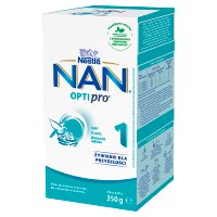 Nestle Nan Optipro 1 Mleko początkowe w proszku dla niemowląt od urodzenia, 350 g