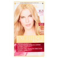 Loreal Excellence Creme Krem koloryzujący 10.21 bardzo jasny blond perłowy