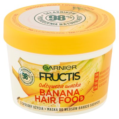 Fructis Hair Food Maska do włosów odżywcza Banana  390ml