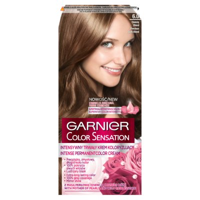 Garnier Color Sensation Krem koloryzujący 6.0 Dark Blond- Szlachetny ciemny blond