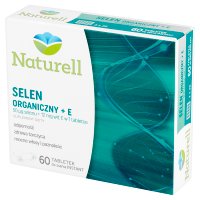 Naturell Selen organiczny 50 mcg + E 60 tabletek do ssania
