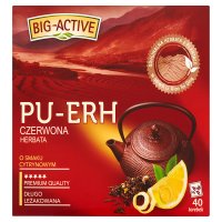 BIG-ACTIVE PU-ERH Herbata czerwona FIX 40 saszetek
