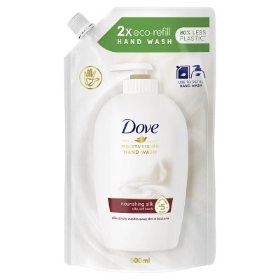 Dove Supreme Fine Silk Mydło w płynie zapas