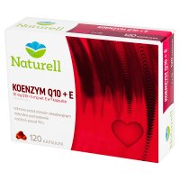 Naturell Koenzym Q10 30 mg + witamina E 5 mg 120 kapsułek