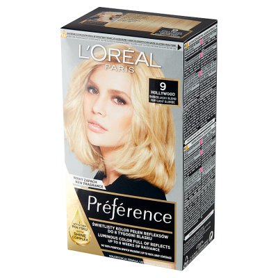 Loreal Farba Recital Preference Y Hollywood 9 Bardzo Jasny Blond