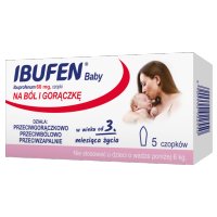 Ibufen Baby 60 mg 5 czopków