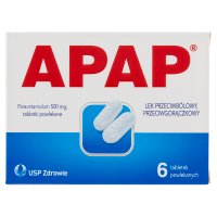 APAP tabl. 500mg   6szt. TABL. 0,5 G 6 TAB