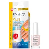 Eveline Nail Therapy Lakier odżywka Total Action 9w1 do paznokci stóp 12ml