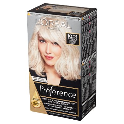 Loreal Farba Recital Preference Z2 Stockholm 10.21 Bardzo Bardzo Jasny Blond Opalizujący