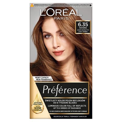 Loreal Farba Recital Preference A3 6.35 Havane Jasny Bursztyn