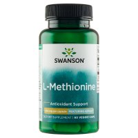 SWANSON AJIPURE L-METIONINA 500 mg 60 kapsułek