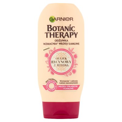 Garnier Botanic Therapy Olejek Rycynowy i Migdał Odżywka do włosów osłabionych i łamliwych  200ml