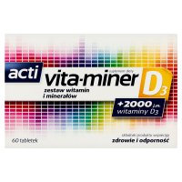 Acti Vita-miner D3 60 tabletek