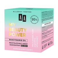 AA My Beauty Power Niacynamid 5% rewitalizujący krem-koncentrat na noc 50 ml