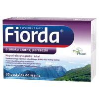 Fiorda (smak porzeczkowy) 30 pastylek