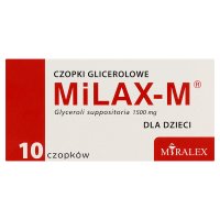 MILAX-M Czopki glicerolowe dla dzieci 10 czopków